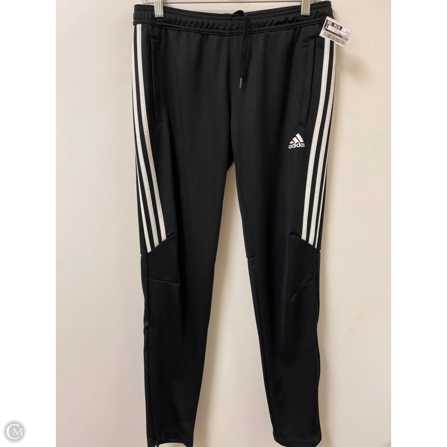 Athletic Pants By Adidas In Black, Size: M