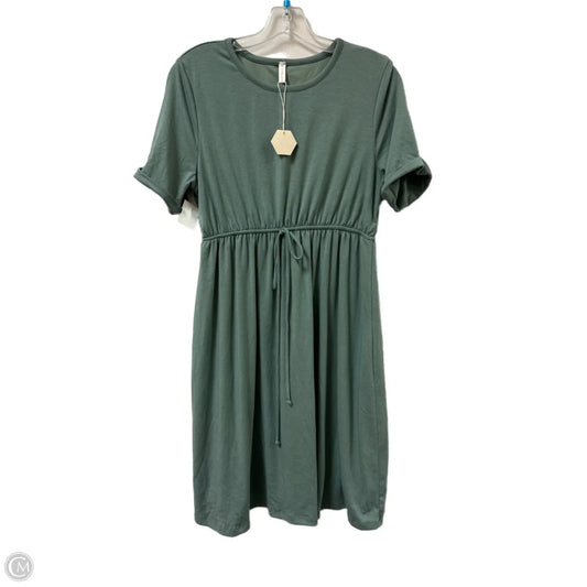 Dress Casual Short By Pink Blush In Green, Size: L