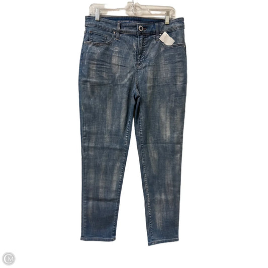 Jeans Skinny By Chicos In Blue Denim, Size: 8