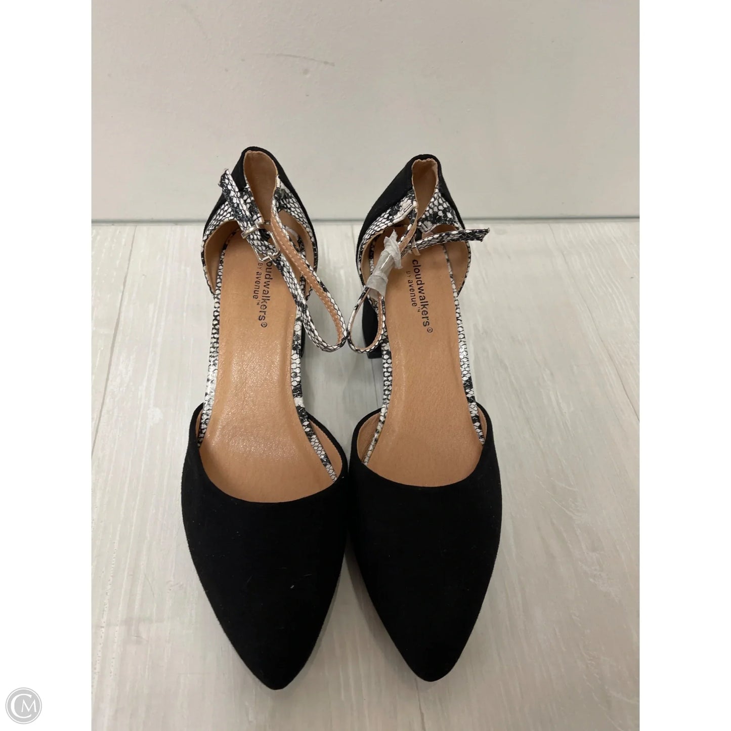 Shoes Heels Block By Cloudwalkers In Black, Size: 7