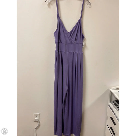 Jumpsuit By Clothes Mentor In Purple, Size: 2x