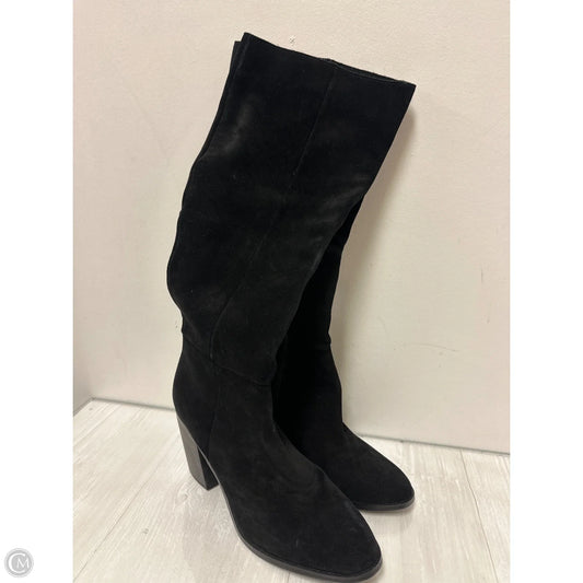 Boots Knee Heels By Steve Madden In Black, Size: 8