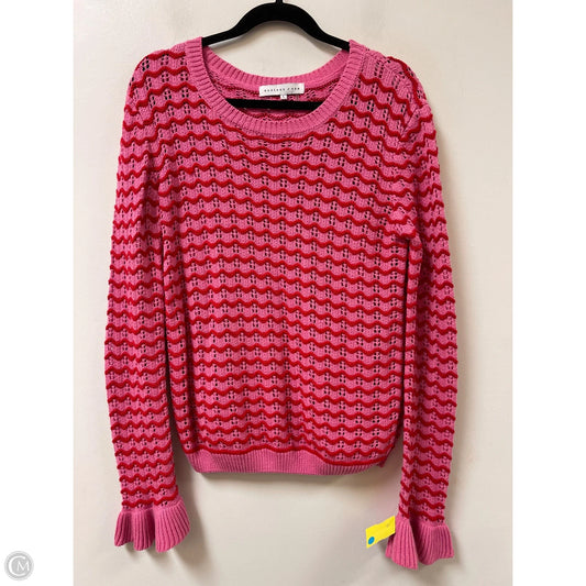 Sweater By Endless Rose In Pink & Red, Size: L