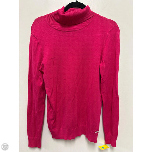 Sweater By Calvin Klein In Pink, Size: S