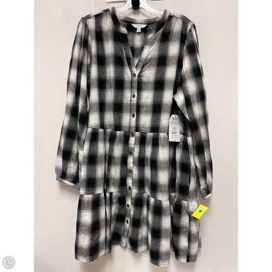 Dress Casual Short By Time And Tru In Black, Size: Xl