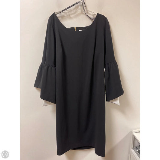 Dress Party Midi By Calvin Klein In Black, Size: 2x