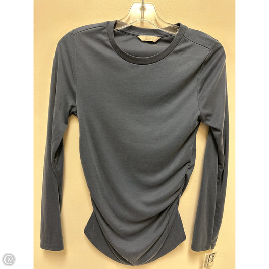 Top Long Sleeve Basic By Lucky Brand In Blue, Size: S