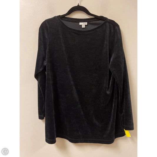 Sweater By Pure Jill In Black, Size: Lp