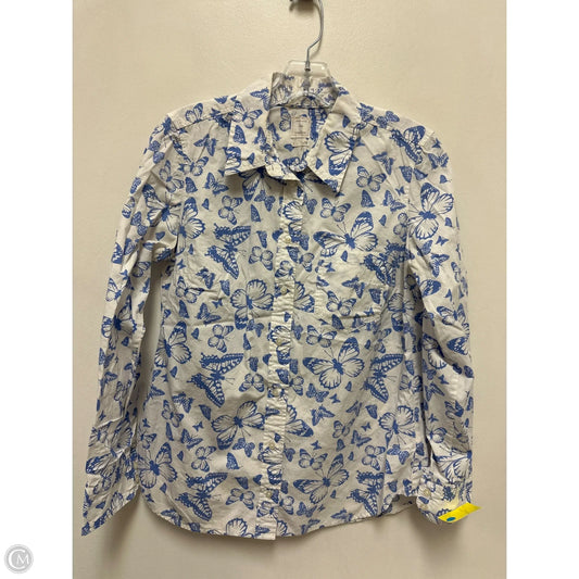 Top Long Sleeve By Gap In Blue, Size: S