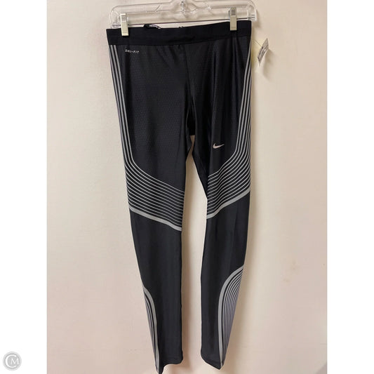 Athletic Leggings By Nike Apparel In Black, Size: M