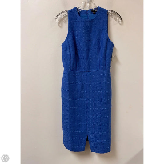 Dress Party Short By Ann Taylor In Blue, Size: Xsp