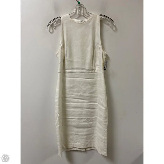 Dress Casual Short By Ann Taylor In Cream, Size: Xsp