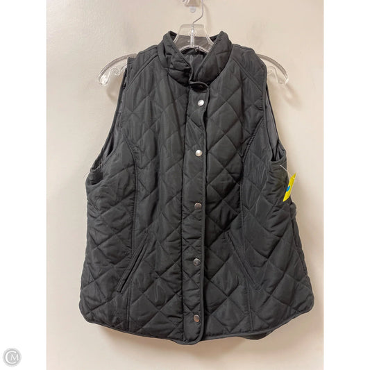 Vest Puffer & Quilted By New Directions In Black, Size: Xl