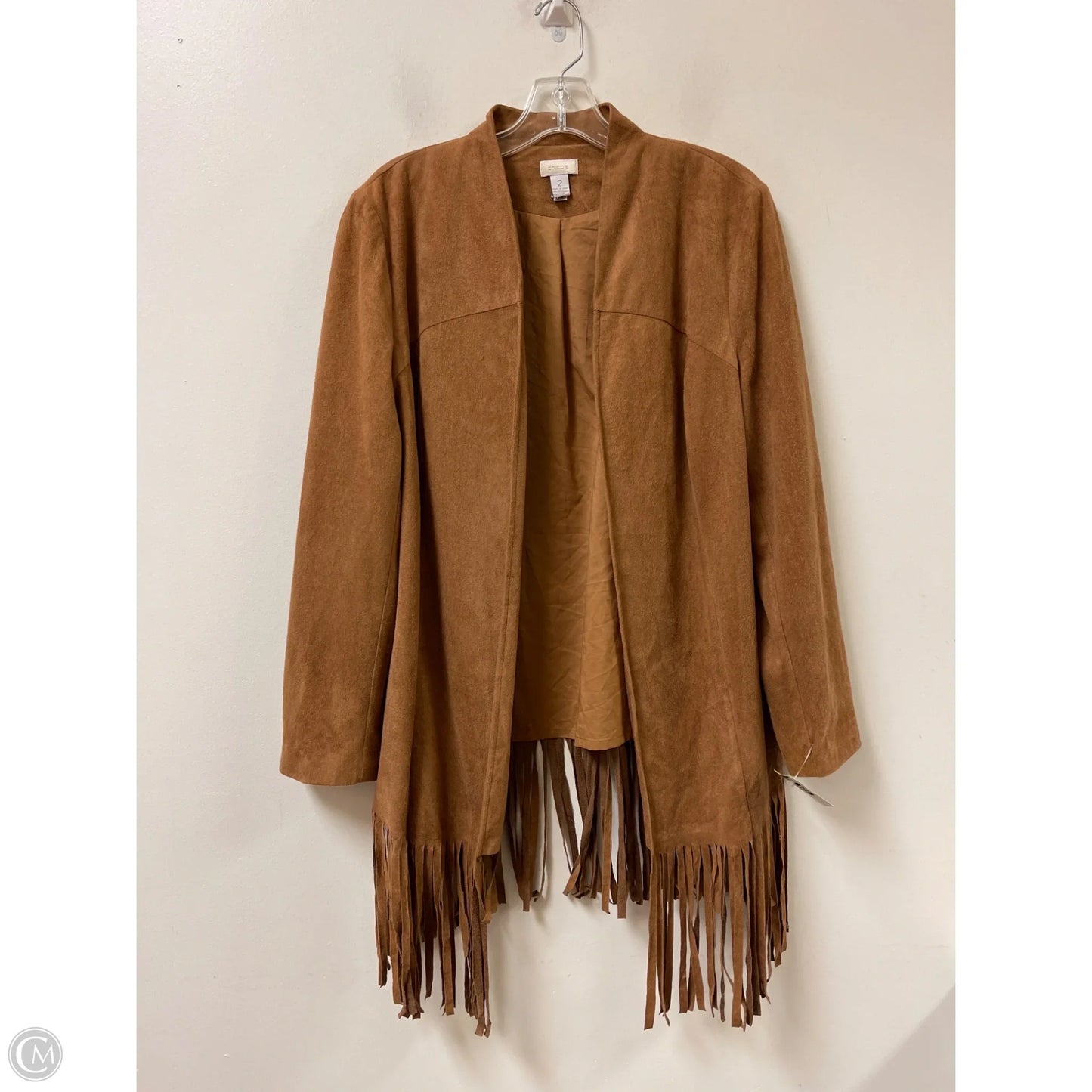 Jacket Other By Chicos In Brown, Size: L