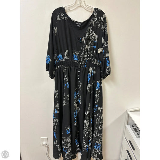 Dress Casual Maxi By City Chic In Black, Size: 2x