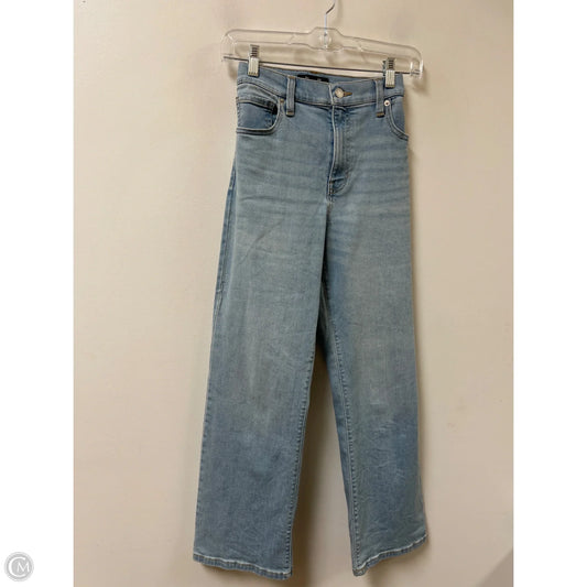 Jeans Straight By Banana Republic In Blue Denim, Size: 4