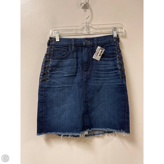 Skirt Mini & Short By Hudson In Blue Denim, Size: 0