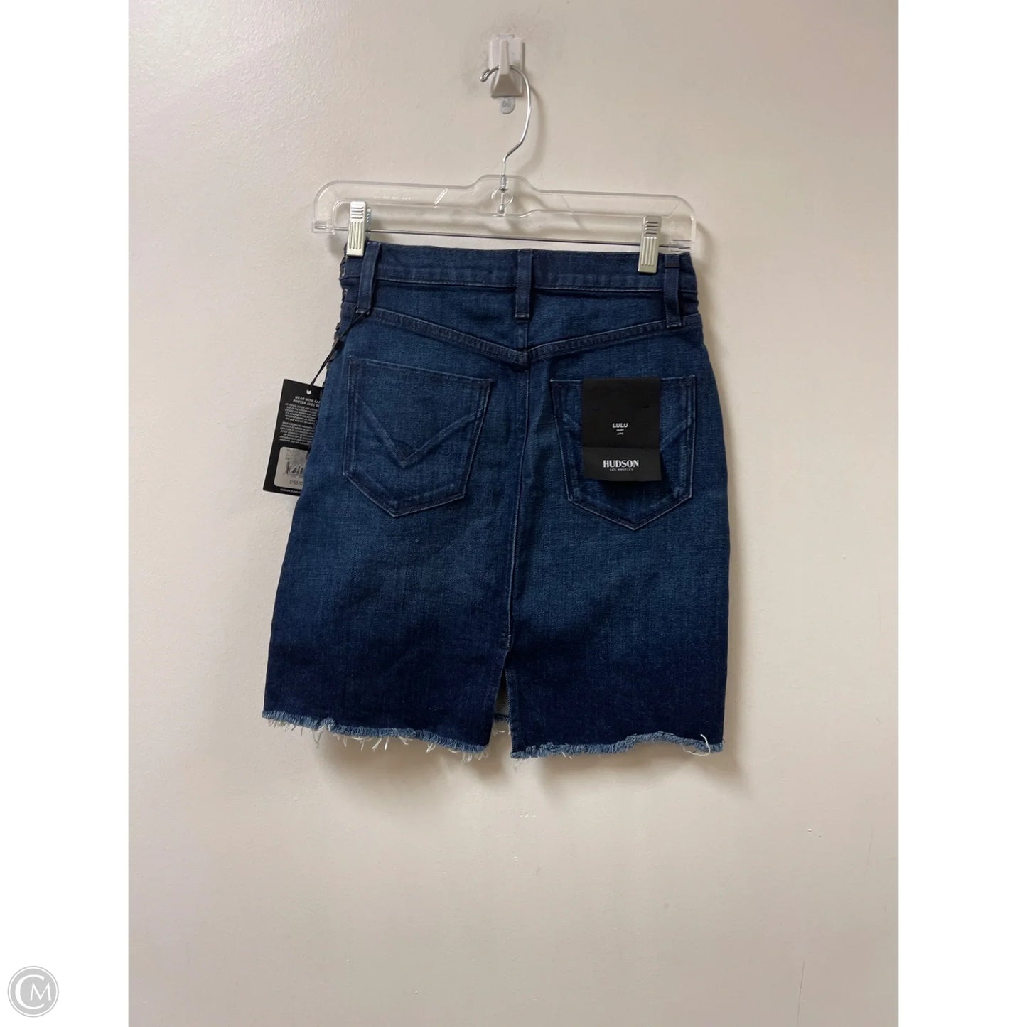 Skirt Mini & Short By Hudson In Blue Denim, Size: 0