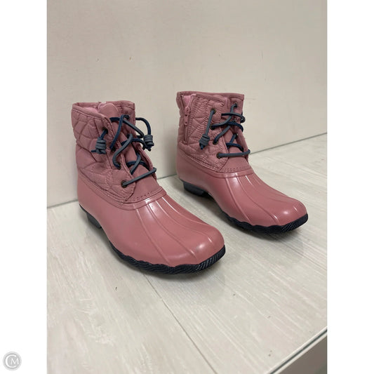 Boots Rain By Sperry In Pink, Size: 6
