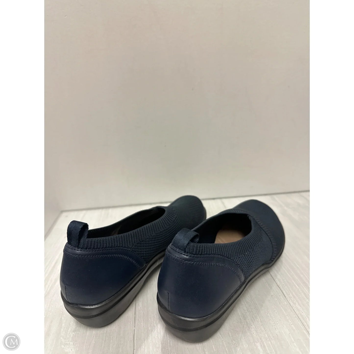 Shoes Flats By Clarks In Blue, Size: 9