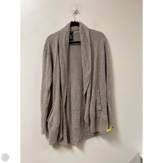 Sweater Cardigan By Clothes Mentor In Brown, Size: L