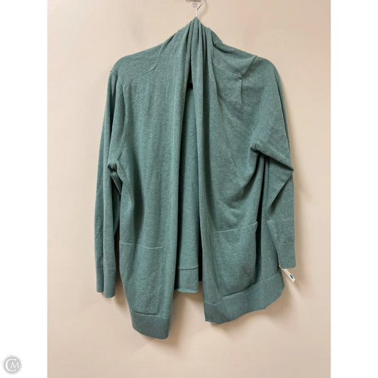 Cardigan By Lands End In Green, Size: L