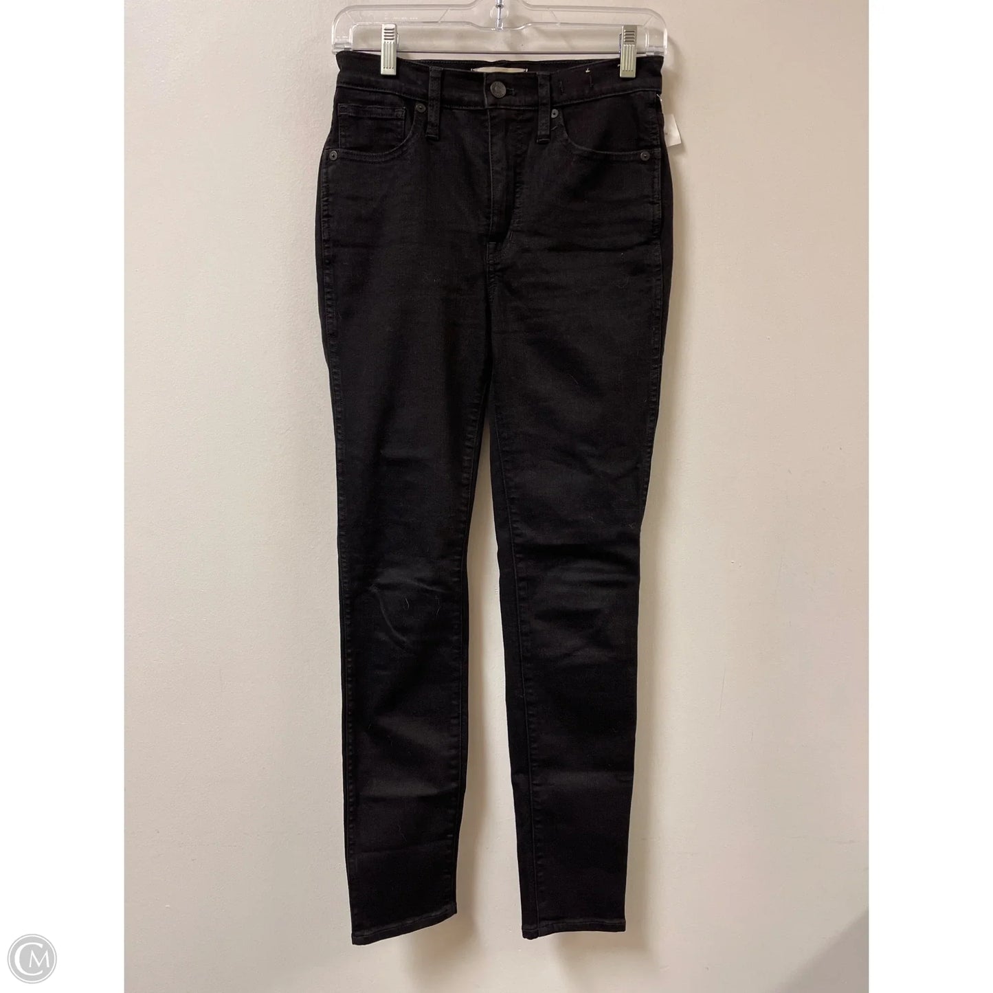 Jeans Skinny By Madewell In Black, Size: 2