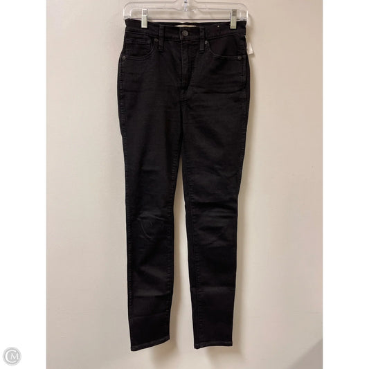 Jeans Skinny By Madewell In Black, Size: 2