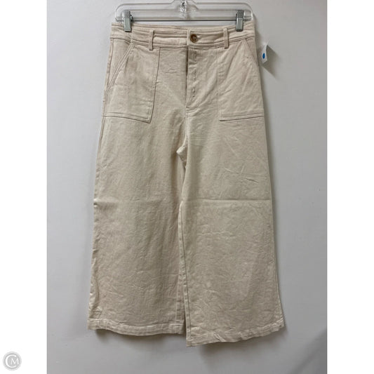 Pants Wide Leg By Mi Ami In Cream, Size: 8