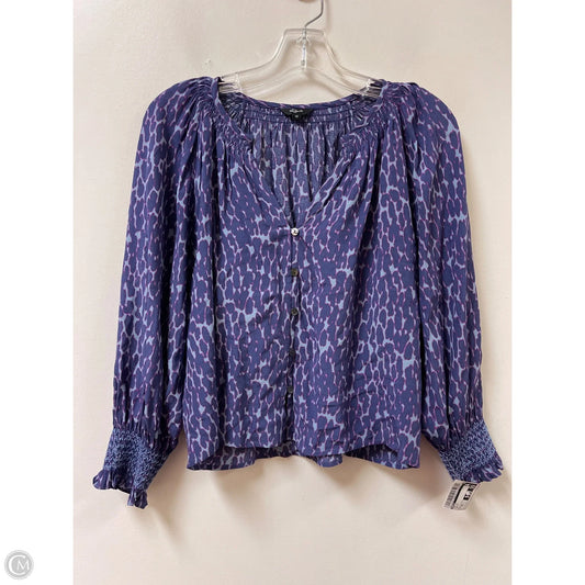Top Long Sleeve By Rails In Purple, Size: Xs