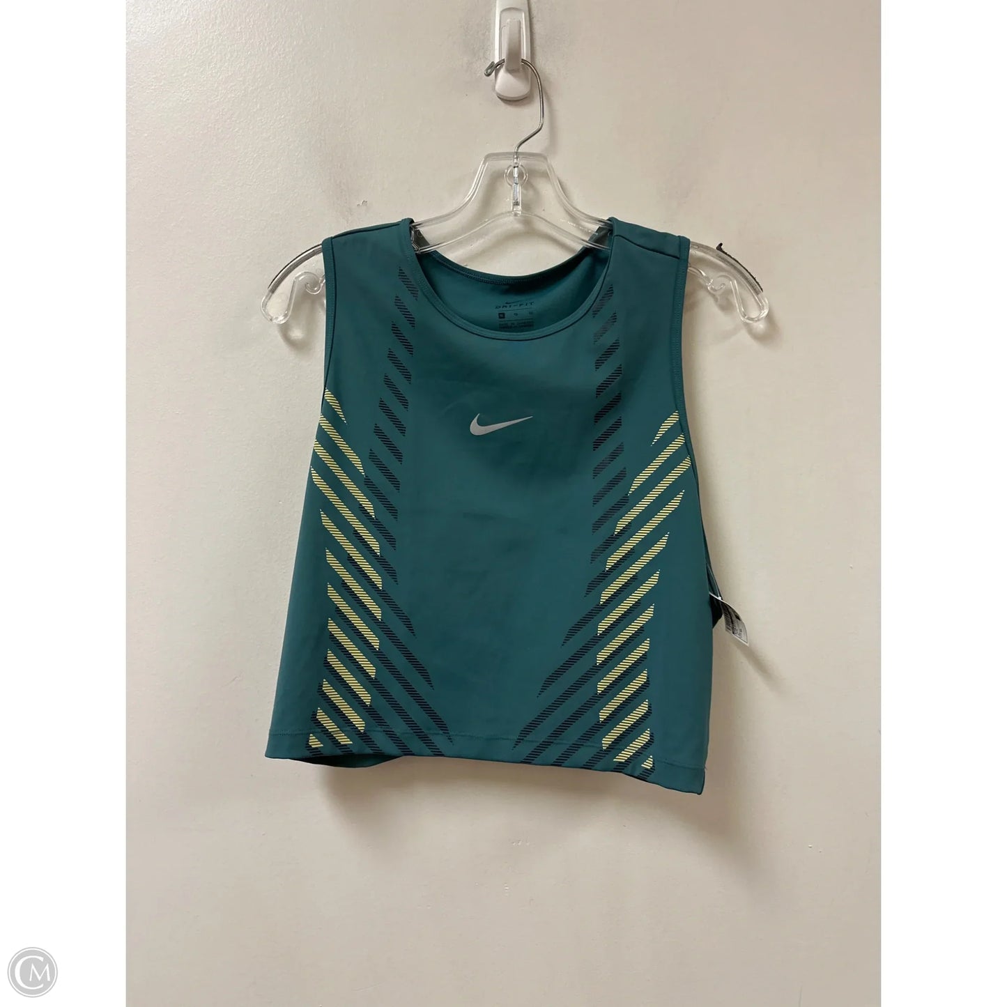 Athletic Tank Top By Nike In Teal, Size: Xl