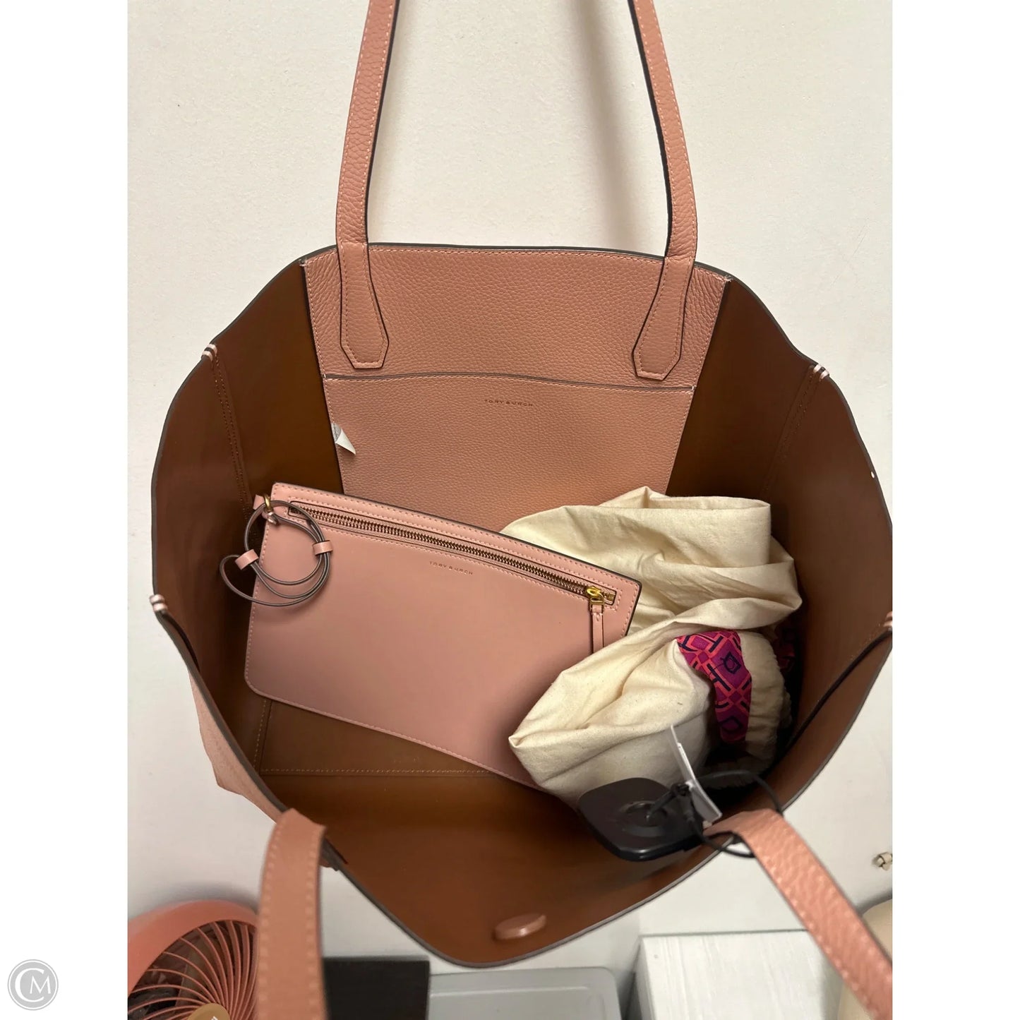 Handbag Designer By Tory Burch, Size: Large