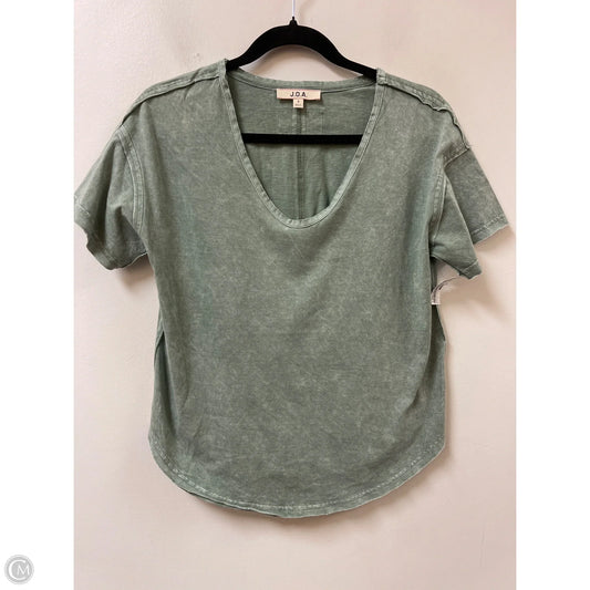 Top Short Sleeve By Joa In Green, Size: S