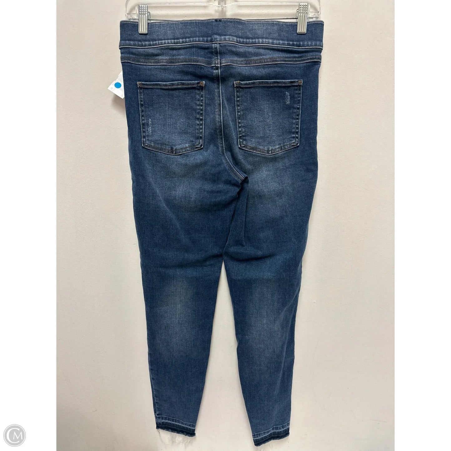 Jeans Skinny By Spanx In Blue Denim, Size: 8