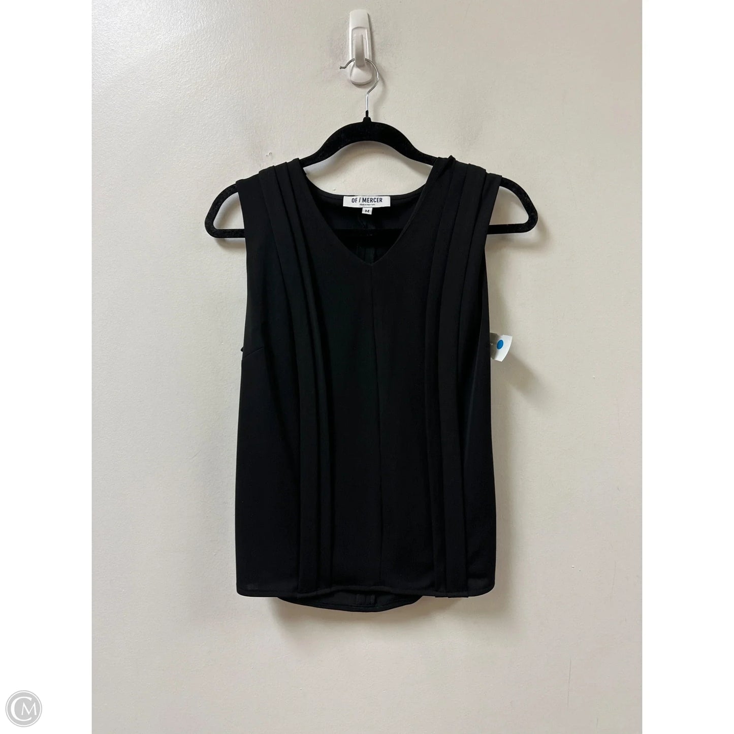 Top Sleeveless By Cmc In Black, Size: M
