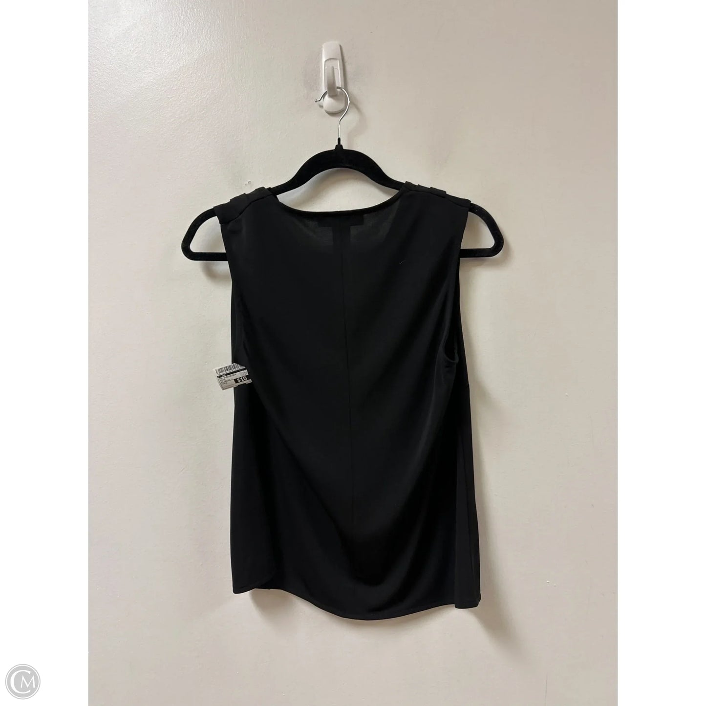 Top Sleeveless By Cmc In Black, Size: M