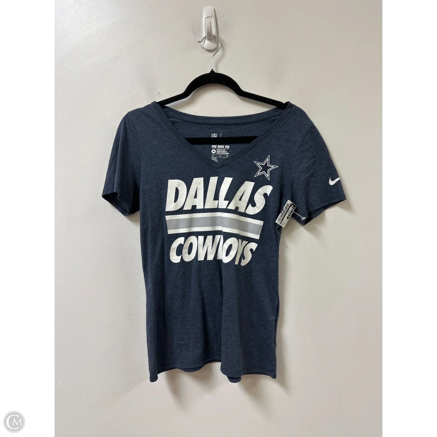 Top Short Sleeve By Nfl In Blue, Size: M