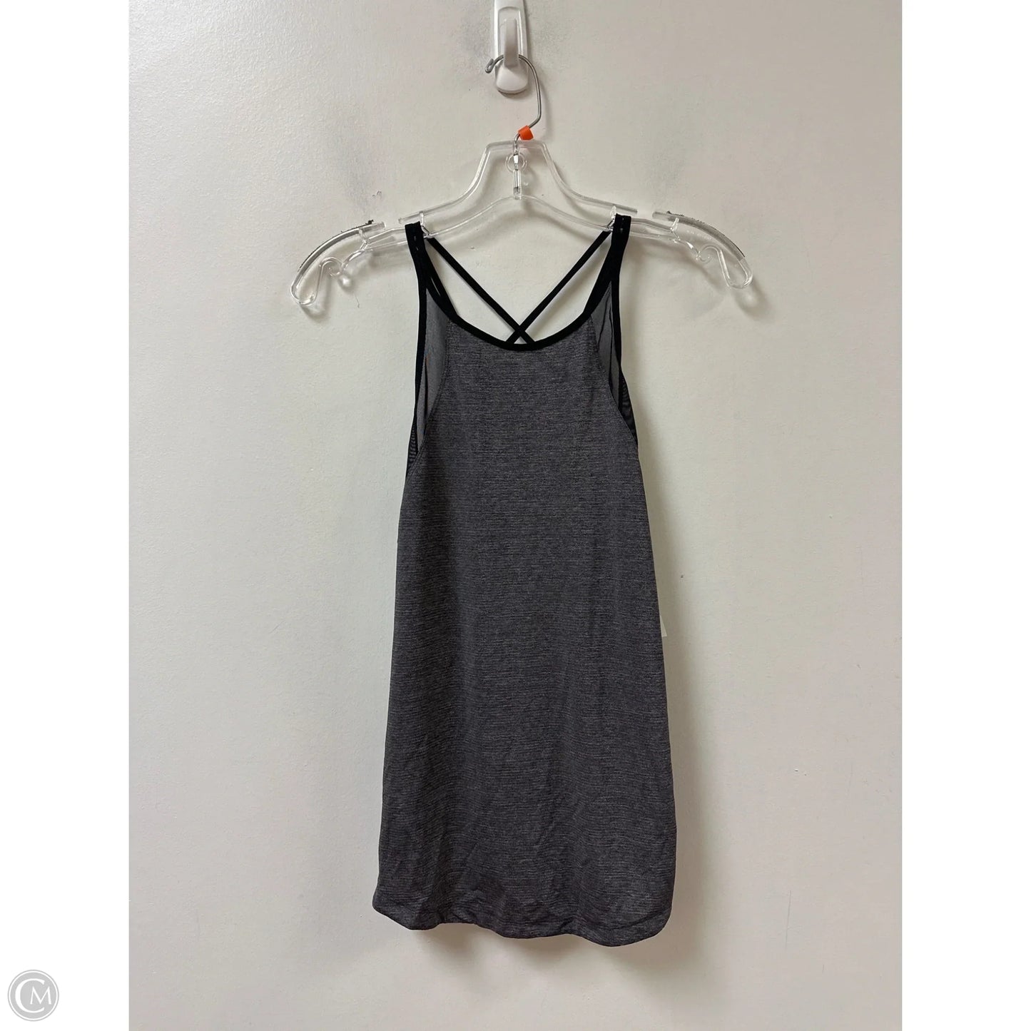 Athletic Tank Top By Lululemon In Grey, Size: M