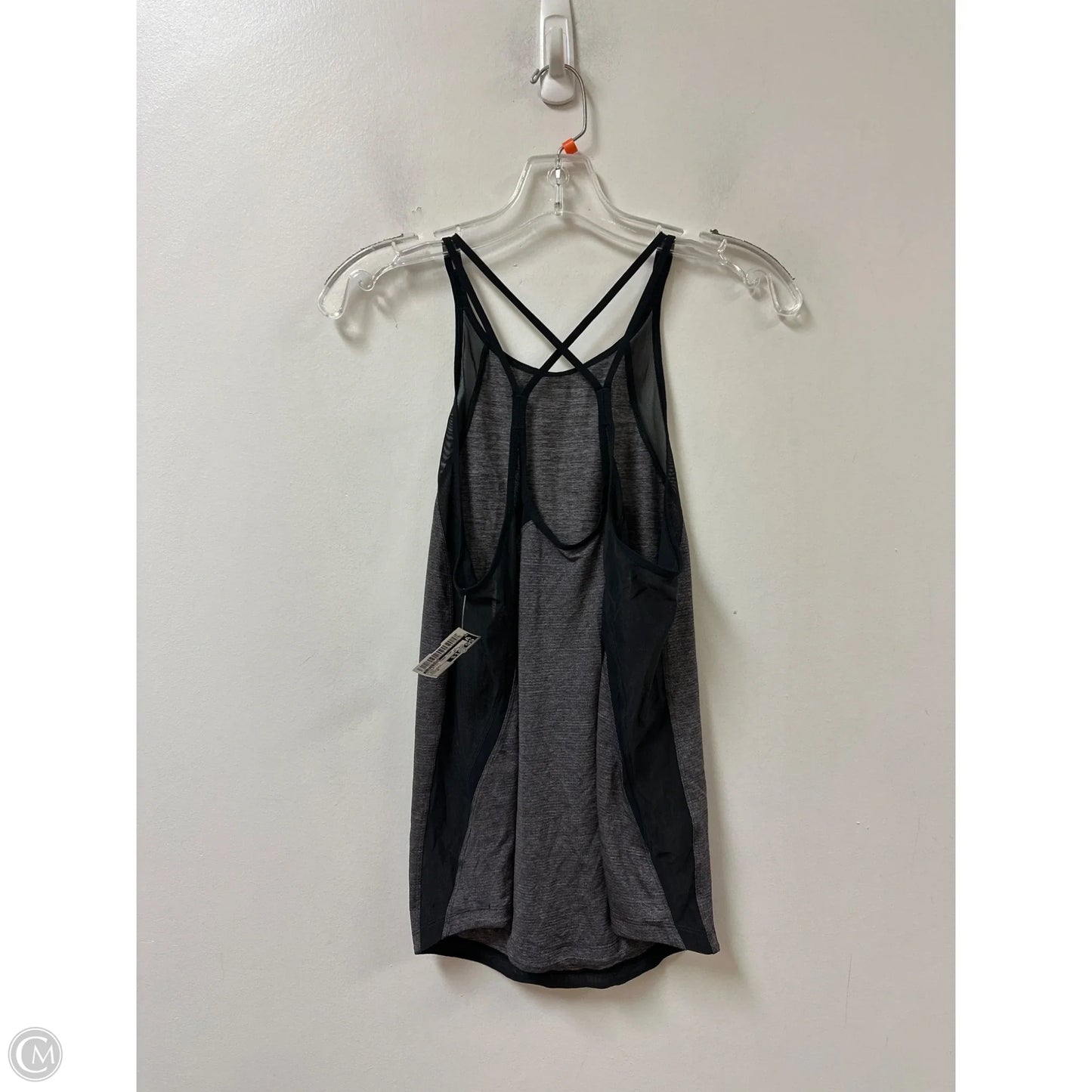 Athletic Tank Top By Lululemon In Grey, Size: M