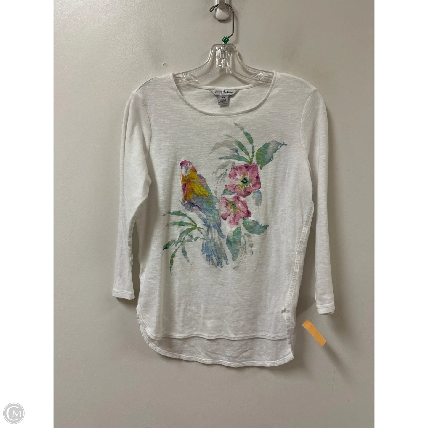 Top Long Sleeve By Tommy Bahama In White, Size: S