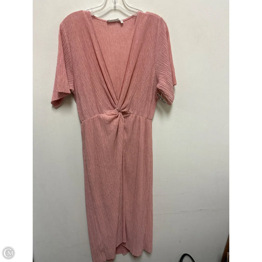 Dress Casual Maxi By All In Favor In Pink, Size: M