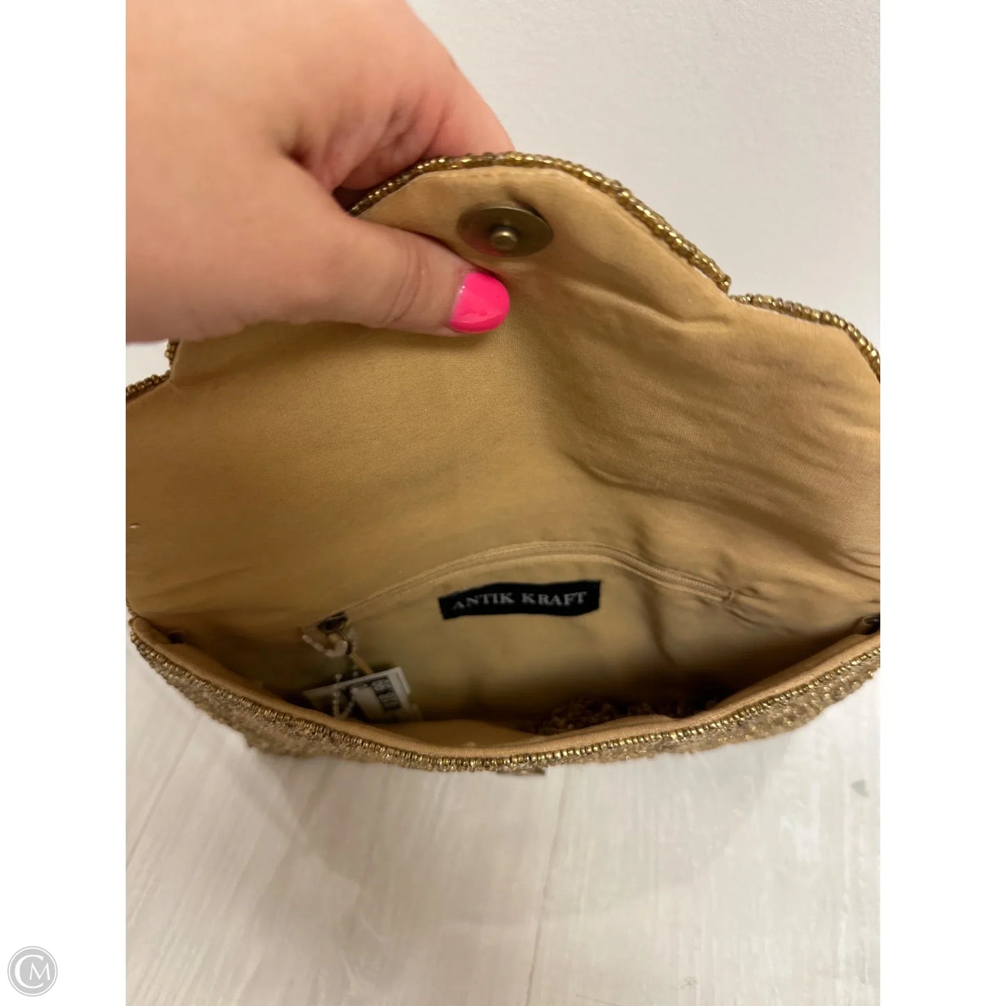 Clutch By Antik Kraft, Size: Medium