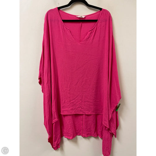 Top Short Sleeve By Amaryllis In Pink, Size: 3x