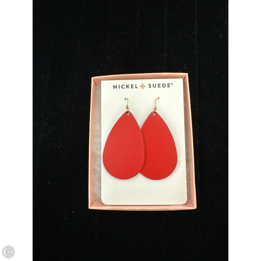 Earrings Dangle/drop By Nickel & Suede