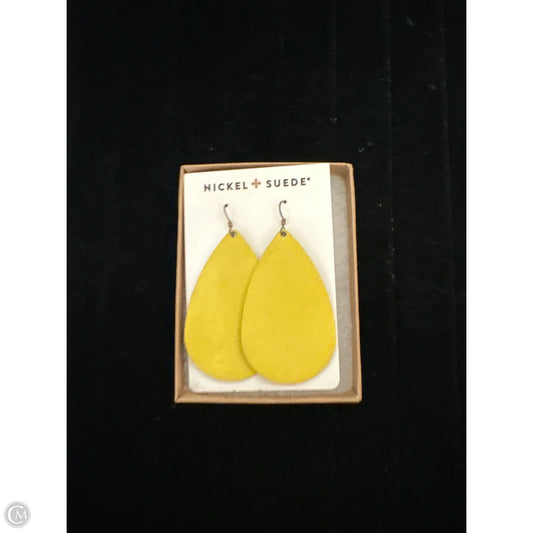 Earrings Dangle/drop By Nickel & Suede