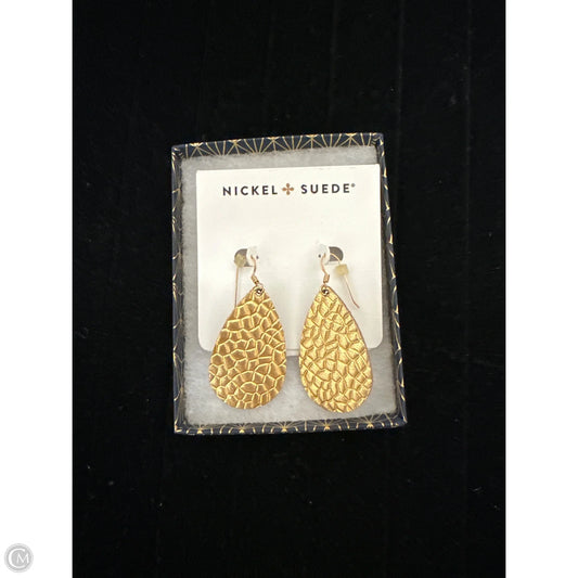 Earrings Dangle/drop By Nickel & Suede