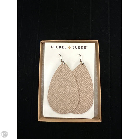 Earrings Dangle/drop By Nickel & Suede