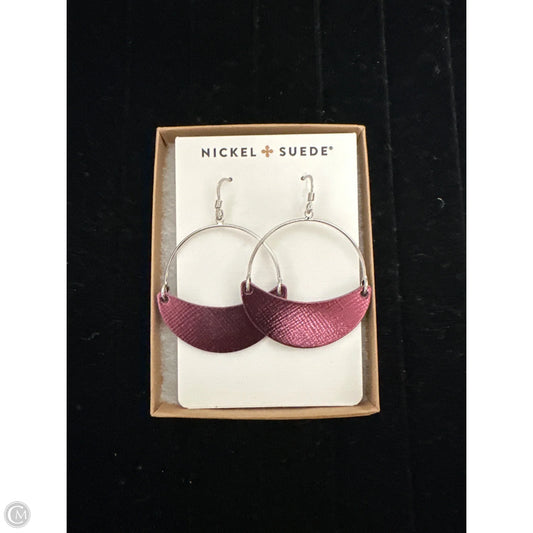 Earrings Dangle/drop By Nickel & Suede