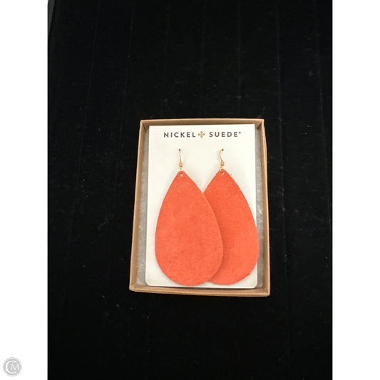 Earrings Dangle/drop By Nickel & Suede