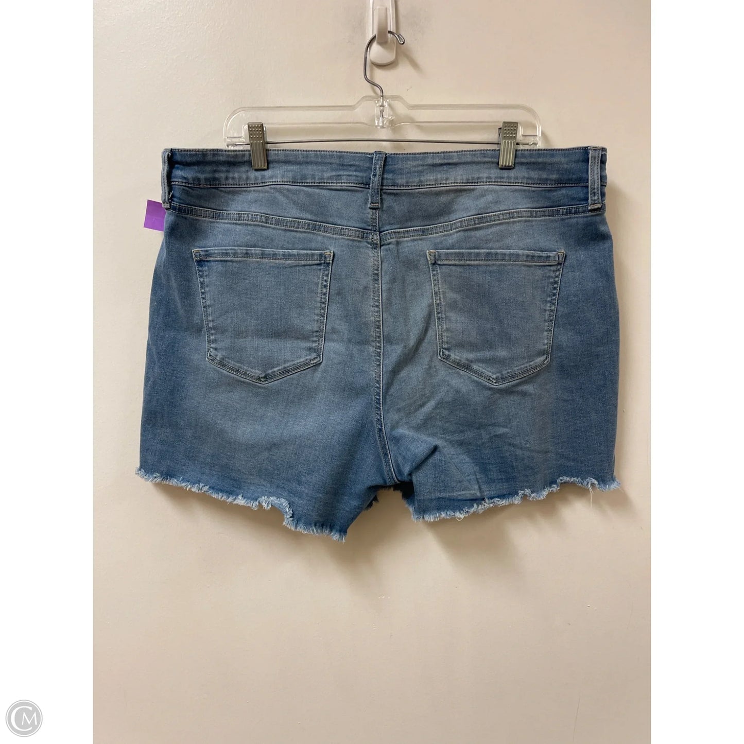 Shorts By Nine West In Blue Denim, Size: 18